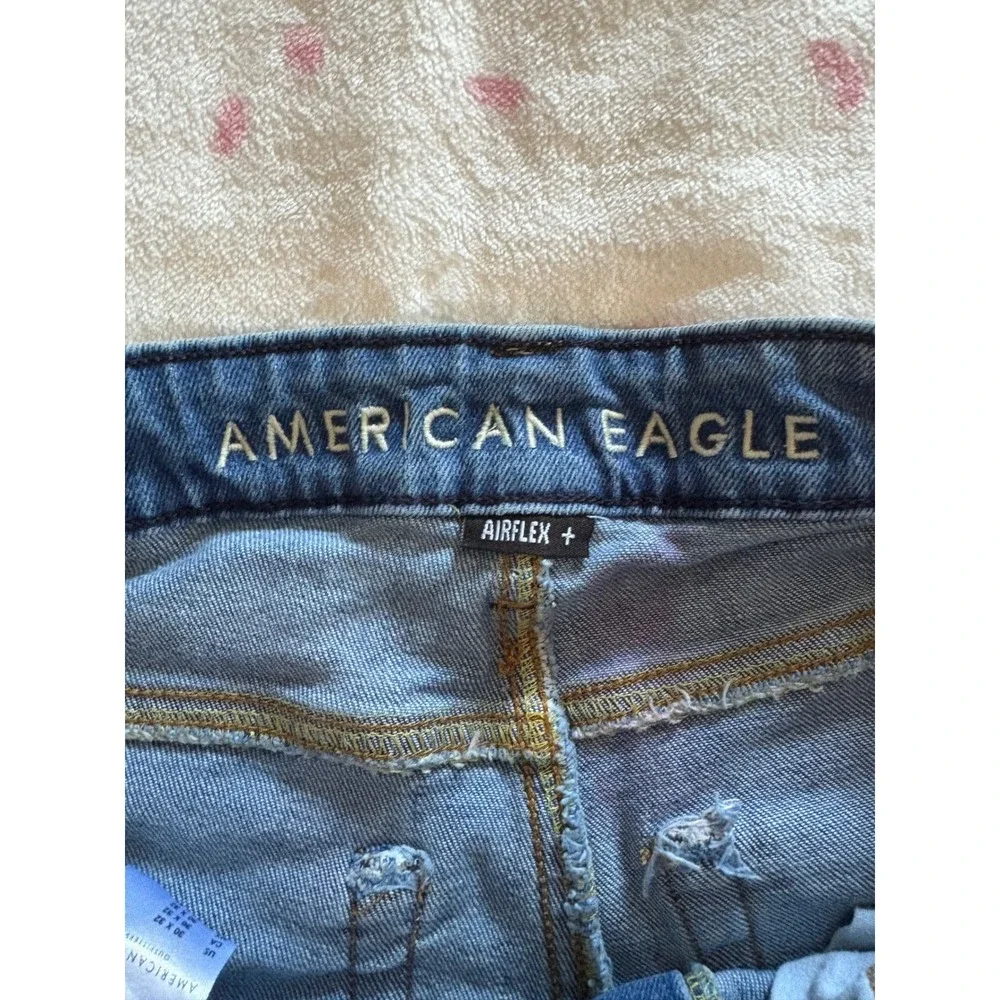 American Eagle Outfitters Airflex+ Straight Skinny Jeans Medium Wash Size‎ 30x32